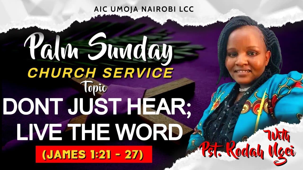 DONT JUST HEAR; LIVE THE WORD || PST. RODAH NGEI
