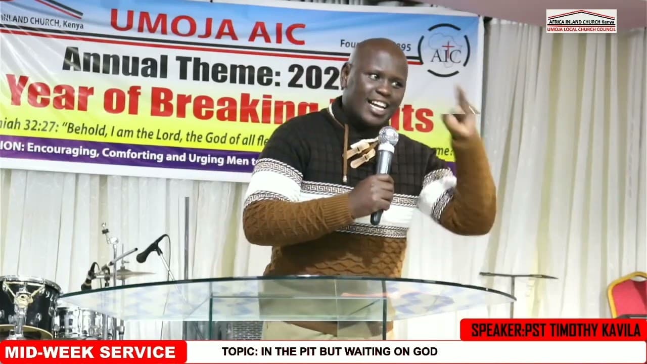 IN THE PIT BUT WAITING ON GOD || PST. TIMOTHY KAVILA