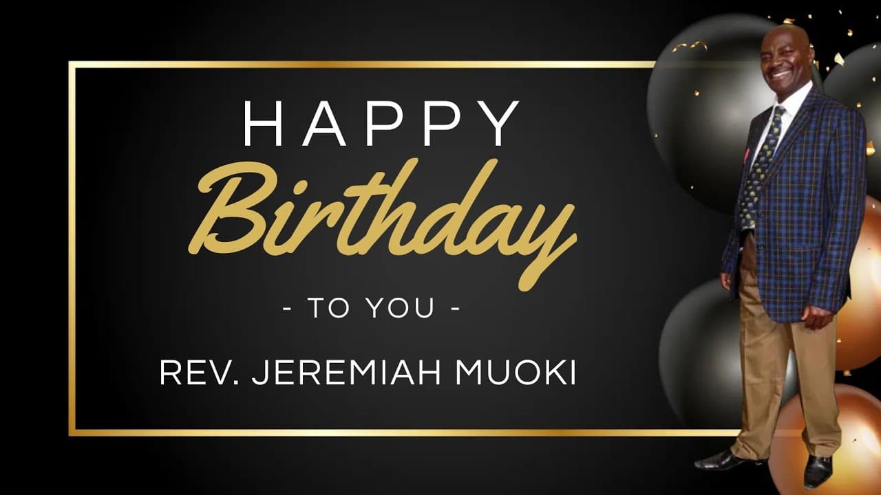 This is how AIC Umoja celebrated their Senior Pastor's Birthday. Happy Birthday Rev. Jeremiah Muoki